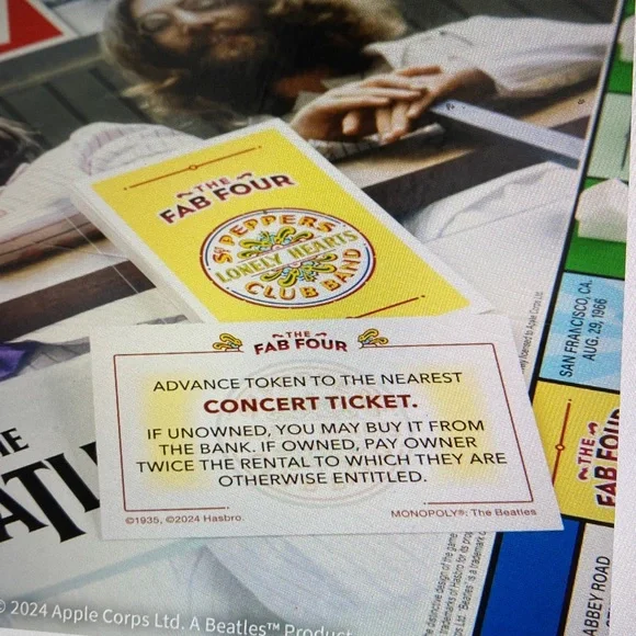 NWT Sealed Monopoly The Beatles Edition Board Game - Picture 10 of 11